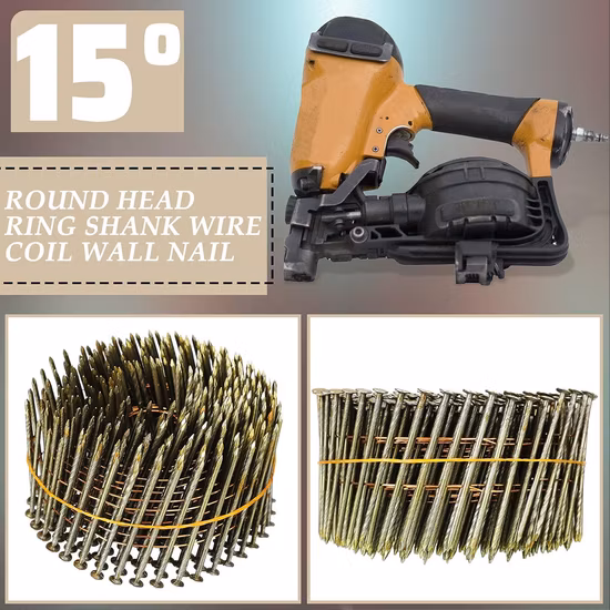 ワイヤー溶接コイル屋根釘