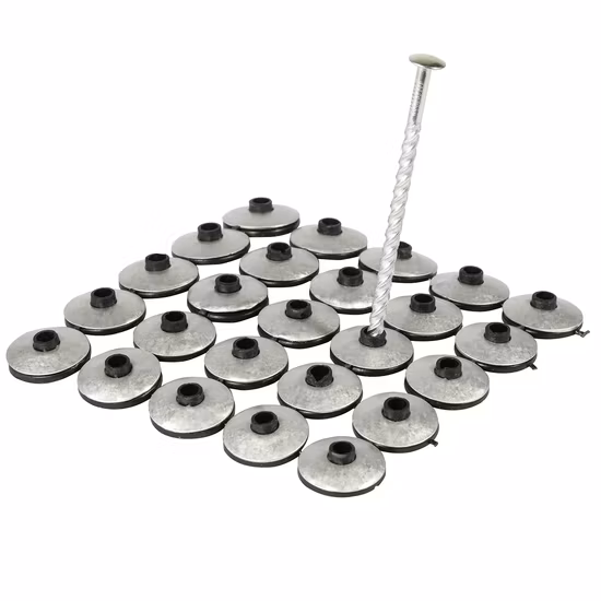 良質の溶融亜鉛メッキ屋根釘ワッシャー付き組み立てられた屋根釘/屋根ネジ 90 ミリメートル